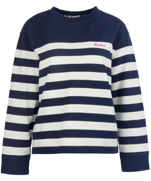Women's Barbour Aster Overlayer - Navy Stripe