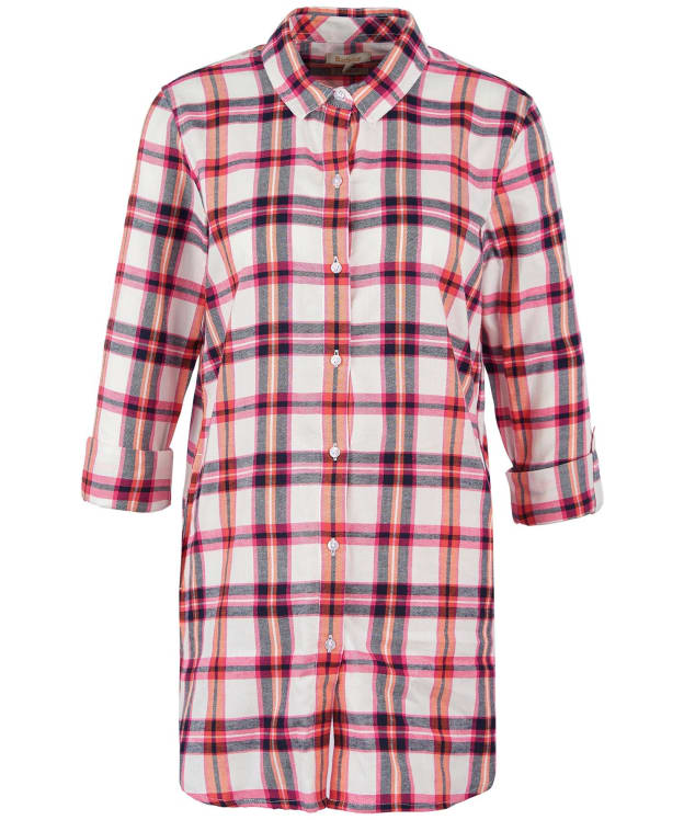 Women’s Barbour Windbound Shirt - Cloud / Pumpkin