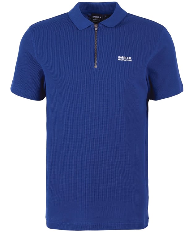 Men's Barbour International Gauge Polo Shirt - Inky Blue