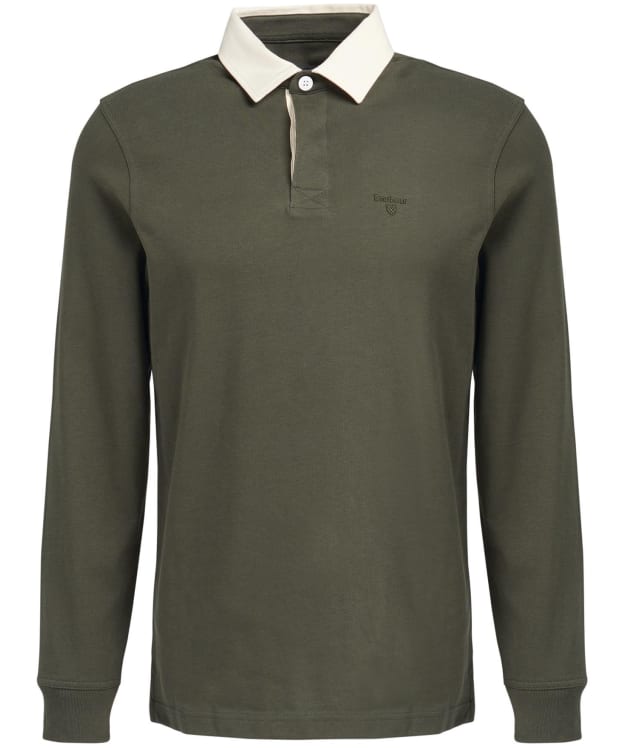 Men's Barbour Howtown Rugby Shirt - Olive