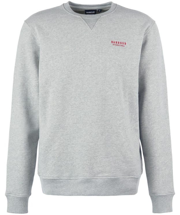 Men's Barbour International Charlton Crew - Grey Marl