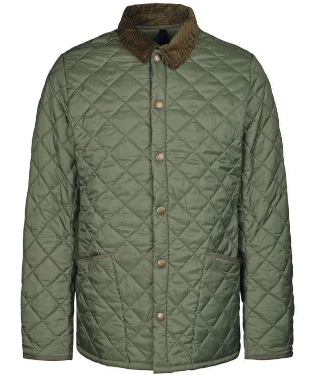 Men's Barbour Heritage Liddesdale Quilted Jacket - Light Moss