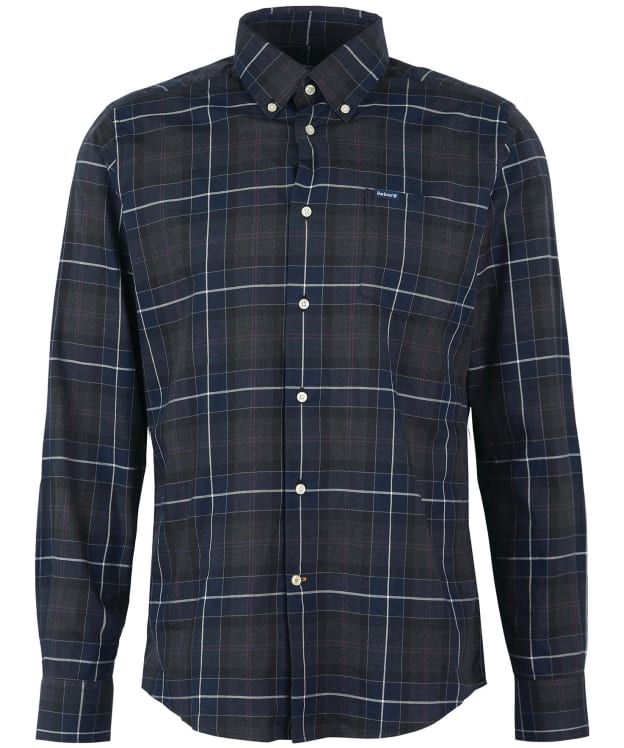 Men’s Barbour Wetherham Tailored Shirt - Black Slate