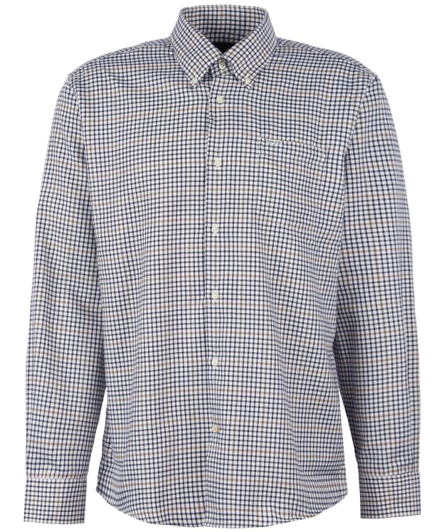 Men’s Barbour Henderson Thermo Weave Shirt - Whisper White