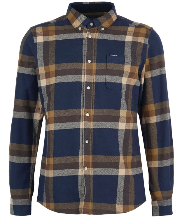 Men's Barbour Folley Tailored Shirt - Navy