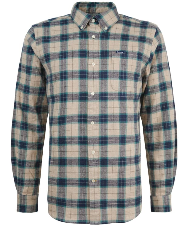 Men's Barbour Castlebridge Tailored Shirt - Stone Marl
