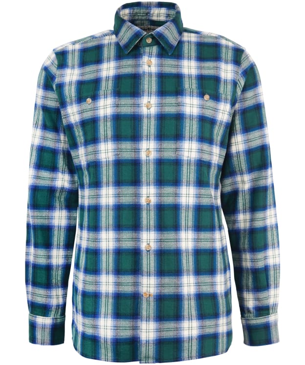 Men's Barbour Tobias Long Sleeve Shirt - Washed Green