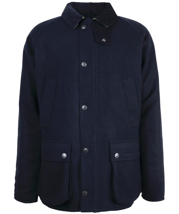 Men's Barbour Bedale Wool Jacket - Navy