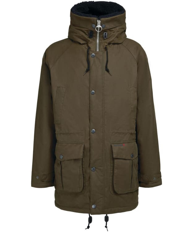 Men's Barbour Corbridge Waxed Parka Jacket - Beech