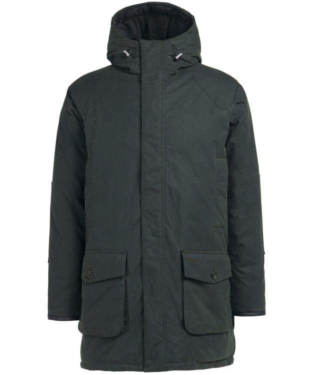Men's Barbour Farnley Beaufort Waxed Jacket - Sage