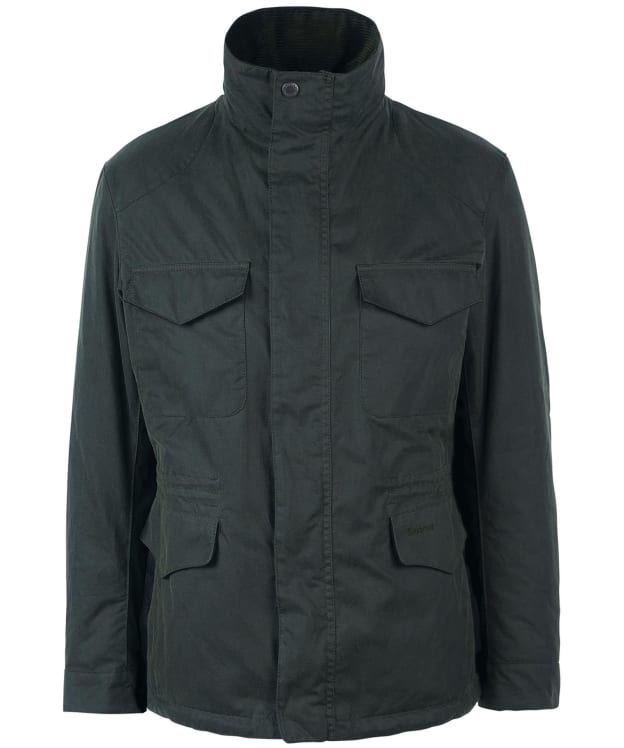 Men's Barbour Emble Waxed Jacket - Sage