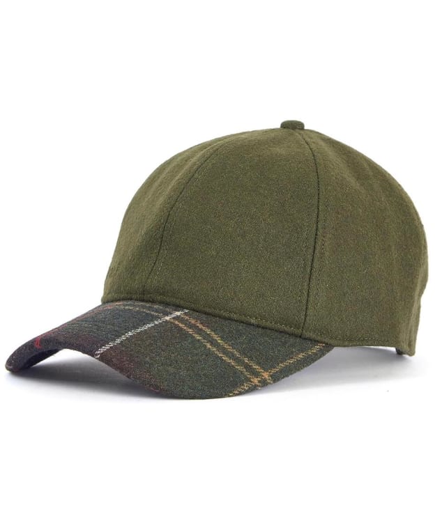 Men's Barbour Roker Sports Cap - Forest Green / Classic