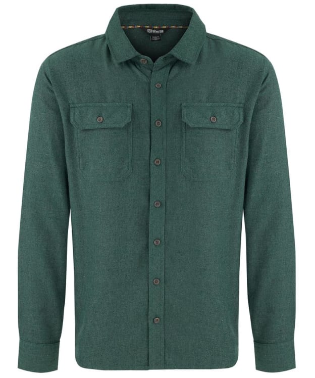 Men's Sherpa Adventure Gear Shalva Eno Classic Fit Cotton Blend Shirt - Forest
