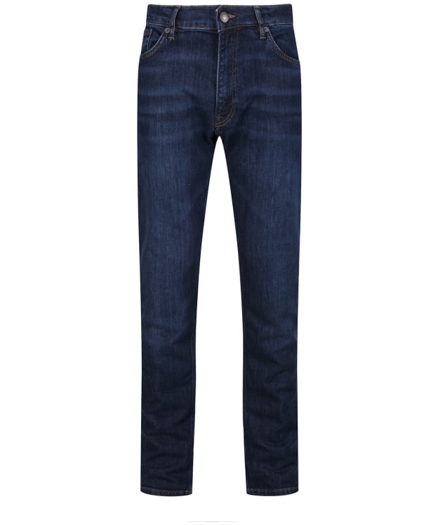 Men's GANT Classic Slim Fit Mid Rise Jeans - Dark Blue Worn In