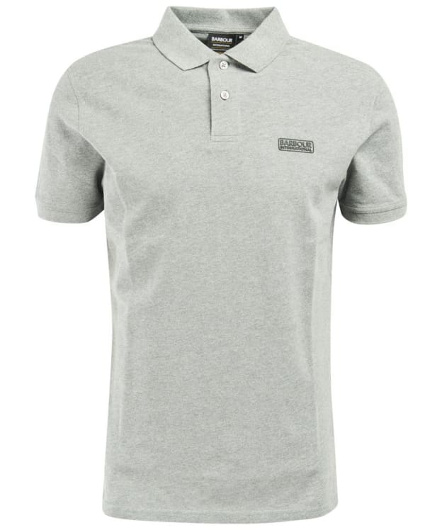 Men's Barbour International Essential Polo - Anthracite Marl