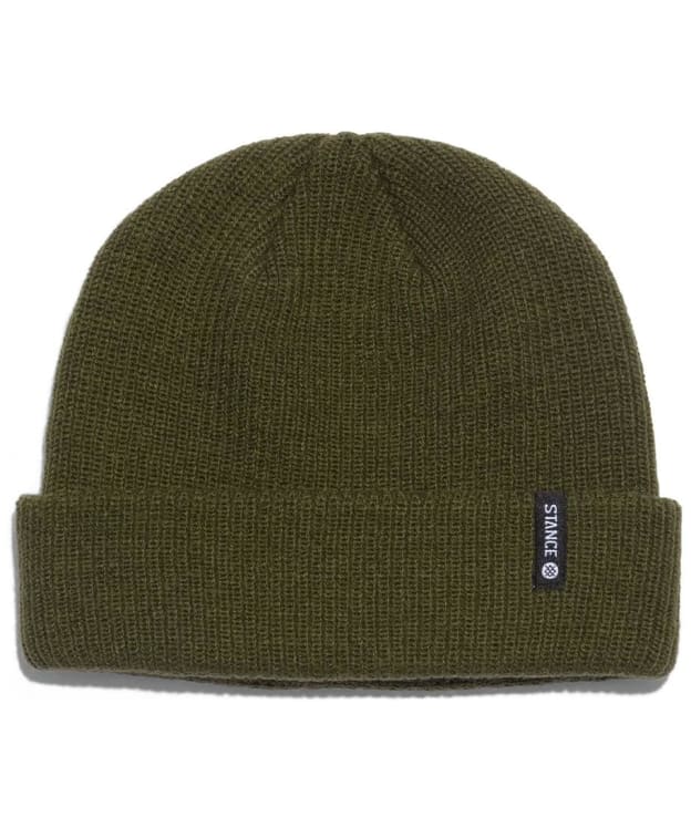 Stance Icon 2 Turn-Up Knitted Beanie - Olive