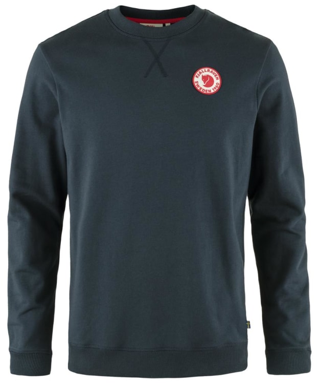 Men's Fjällräven 1960 Logo Badge Sweater - Dark Navy