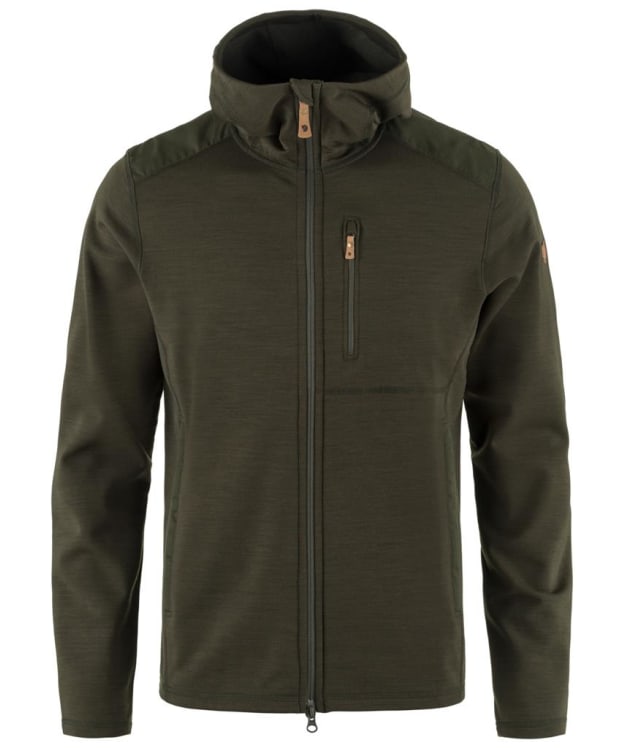 Men's Fjällräven Keb Fleece Hoodie - Deep Forest