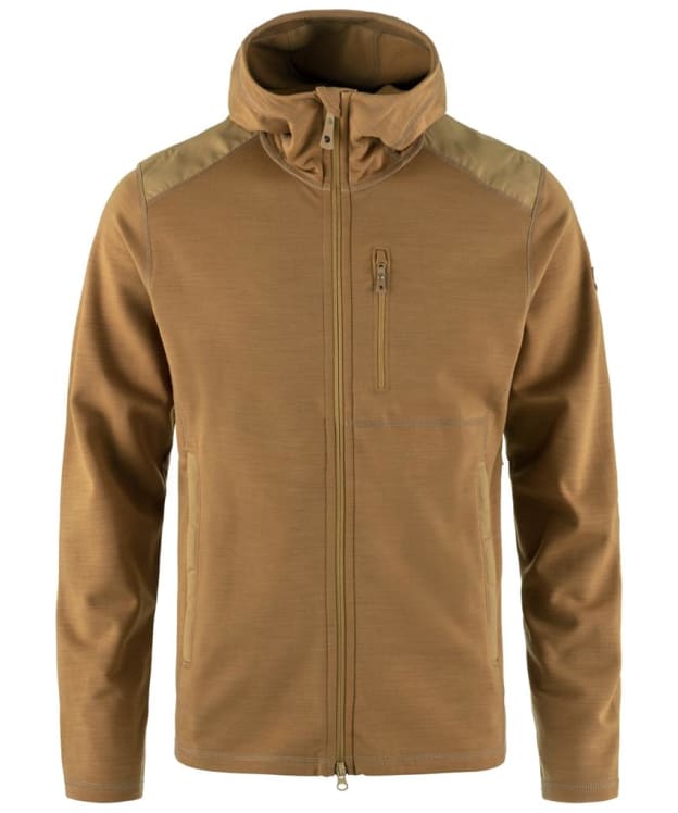 Men's Fjällräven Keb Fleece Hoodie - Buckwheat Brown