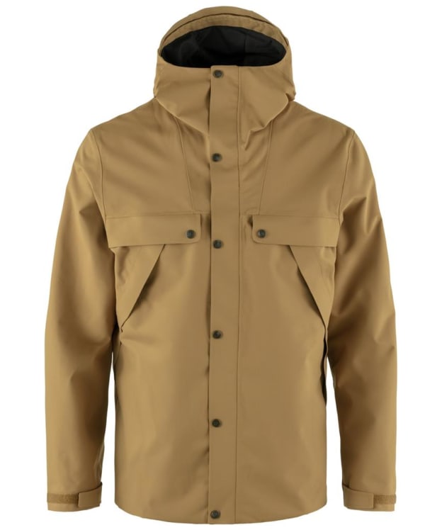 Men's Fjällräven Övik Hydratic Waterproof Jacket - Buckwheat Brown