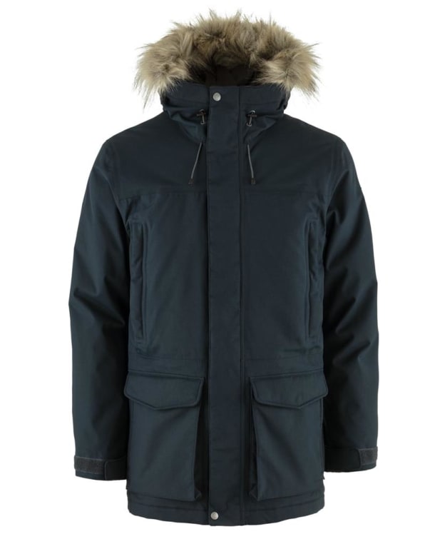 Men's Fjällräven Nuuk Lite Waterproof Parka - Dark Navy