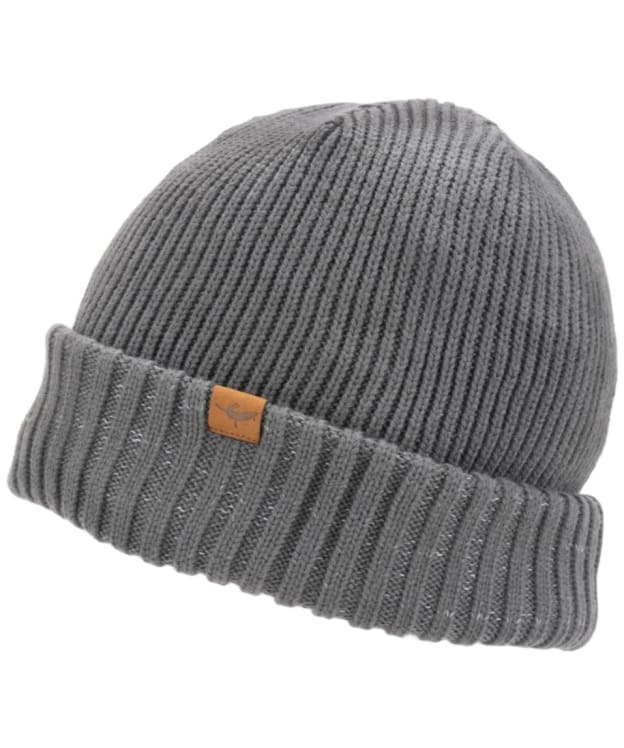 SealSkinz Bacton Waterproof Cold Weather Roll Cuff Beanie - Grey