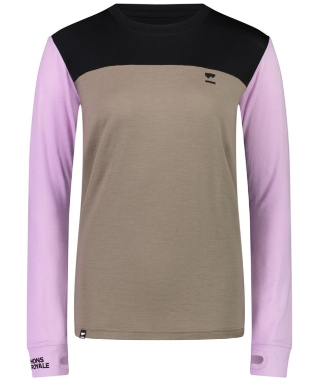 Women’s Mons Royal Yotei BF Merino Long Sleeved Top - Orchid Dawn