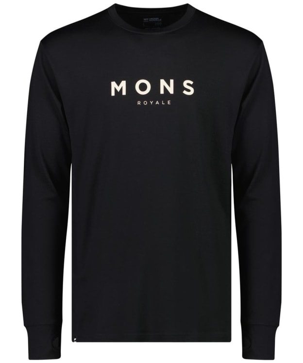 Men's Mons Royale Yotei Classic Long Sleeve Top - Black