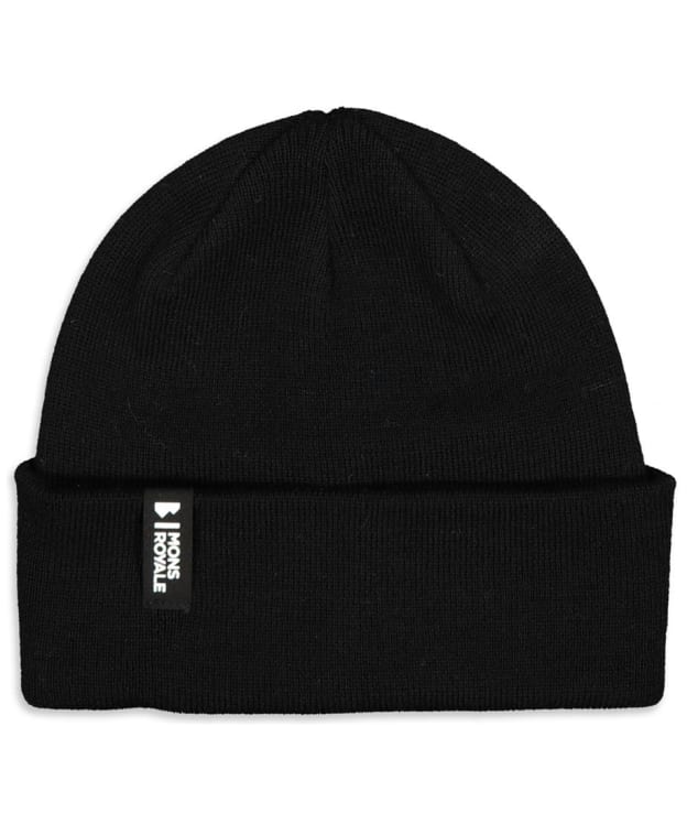Mons Royale Mccloud Merino Blend Beanie Hat - Black