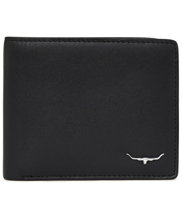 Men's R.M. Williams City Slim Bi-Fold Leather Wallet - Black