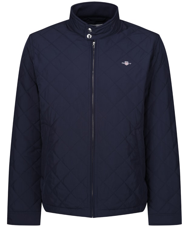 Men's GANT Quilted Windcheater Jacket - Evening Blue