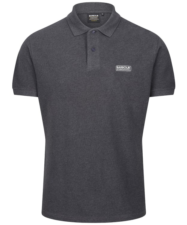 Men's Barbour International Essential Polo - Asphalt Marl