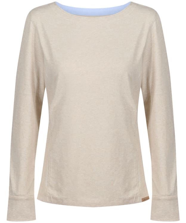 Women's Ariat Olema Long Sleeve Organic Cotton Top - Oatmeal Heather