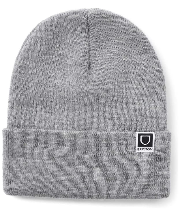 Brixton Harbor Beta Watch Cap Knitted Beanie - Light Heather Grey
