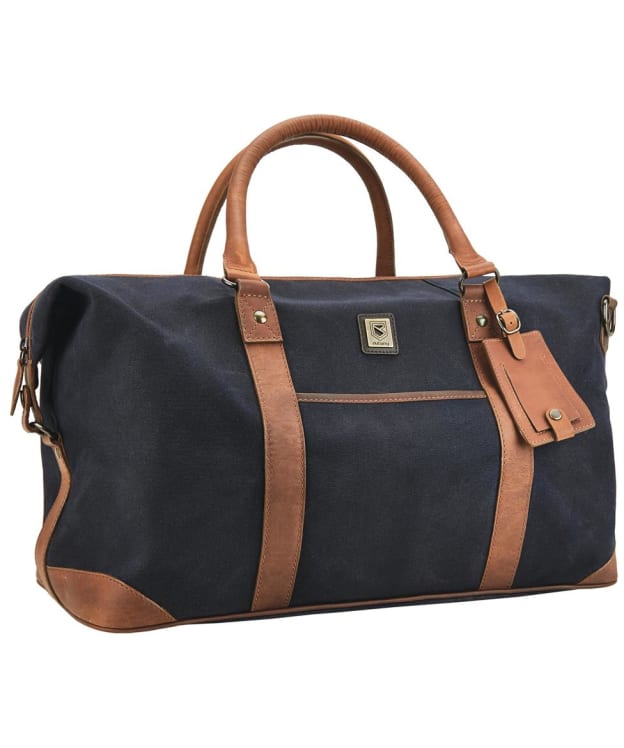 Dubarry Brittas Wax Cotton Holdall Travel Bag - Navy