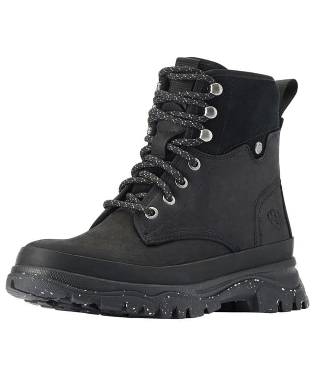 Women’s Ariat Moresby H2O Waterproof Leather Boots - Distressed Black