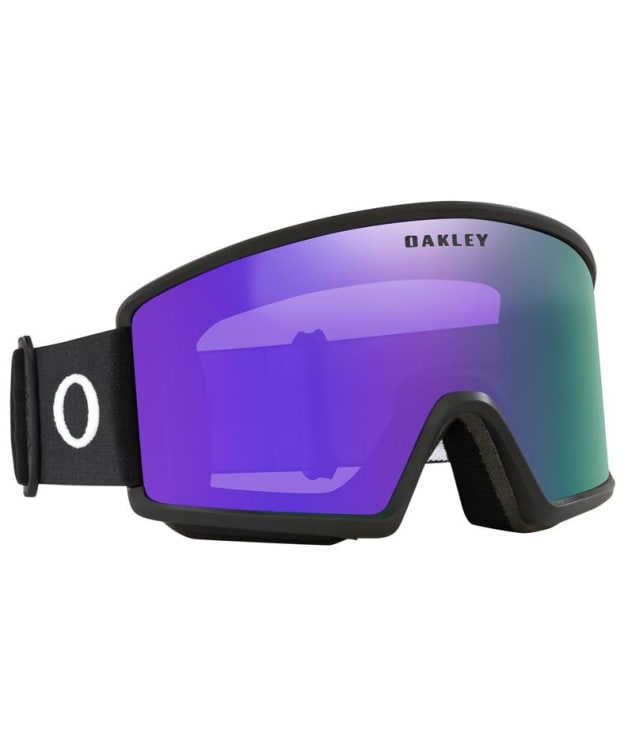 Oakley Target Line L Snow Goggles - Violet Iridium Lens - Matte Black