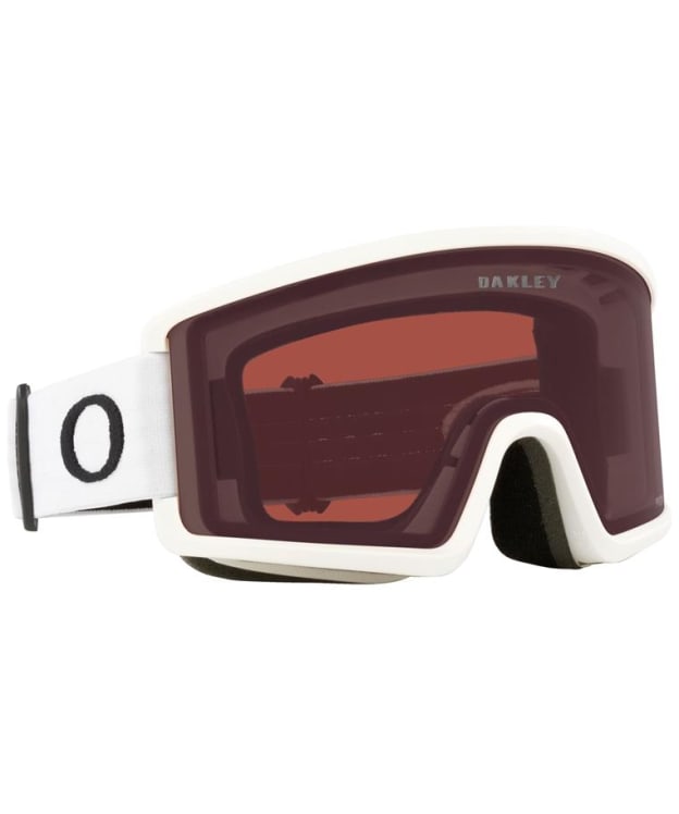 Oakley Target Line L Snow Goggles - Prizm Dark Grey Lens - Matte White