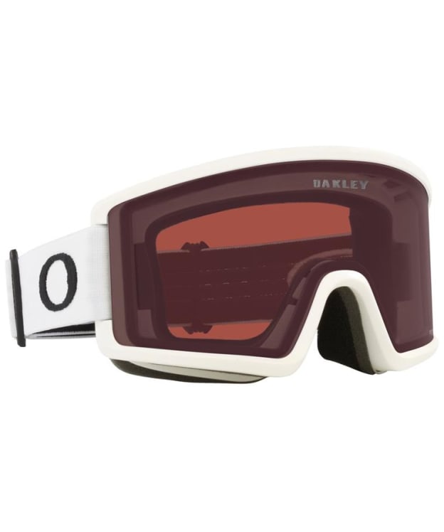 Oakley Target Line M Snow Goggles - Prizm Dark Grey Lens - Matte White