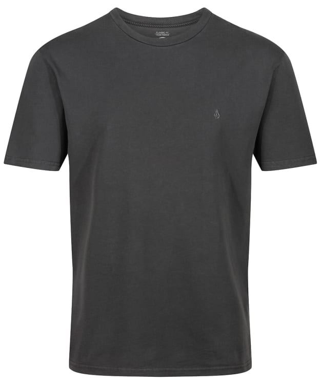 Men’s Volcom Solid Stone Short Sleeved T-Shirt - Black