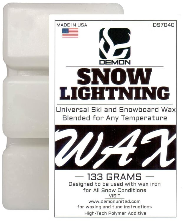 Demon Universal Temperature Wax for Skis and Snowboards - White