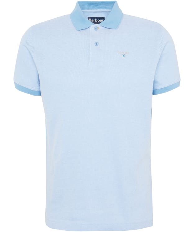 Men's Barbour Sports Polo Mix Shirt - Chambray