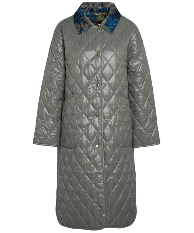 Women's Barbour x House of Hackney Laving Quilted Jacket - Dusky Khaki / Opia