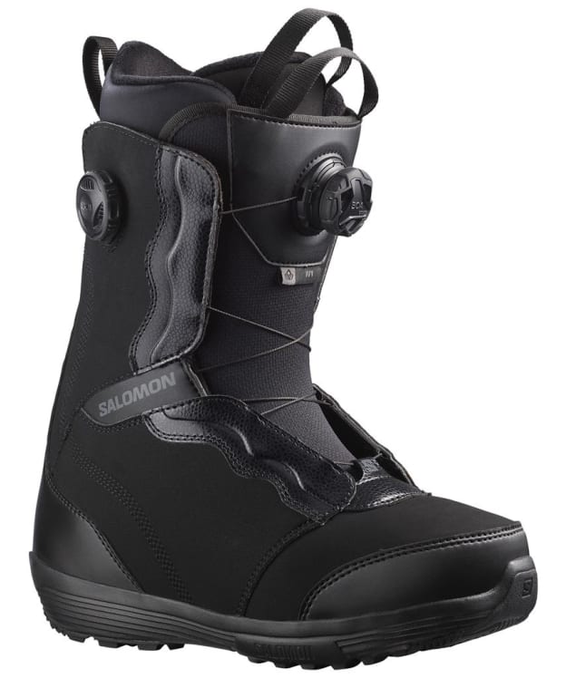 Women's Salomon Ivy Boa SJ Boa Snowboard Boots - Black