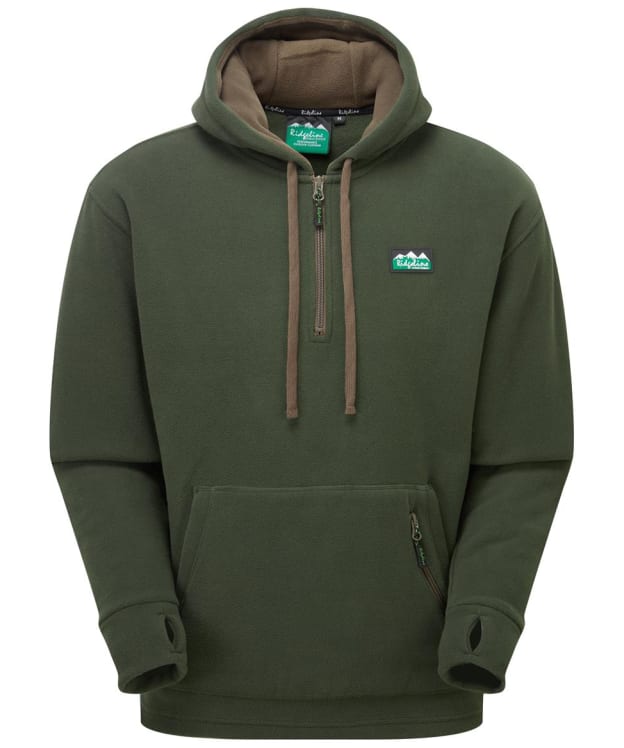 Men's Ridgeline Ballistic Long Sleeved Fleece Hoodie - Olive