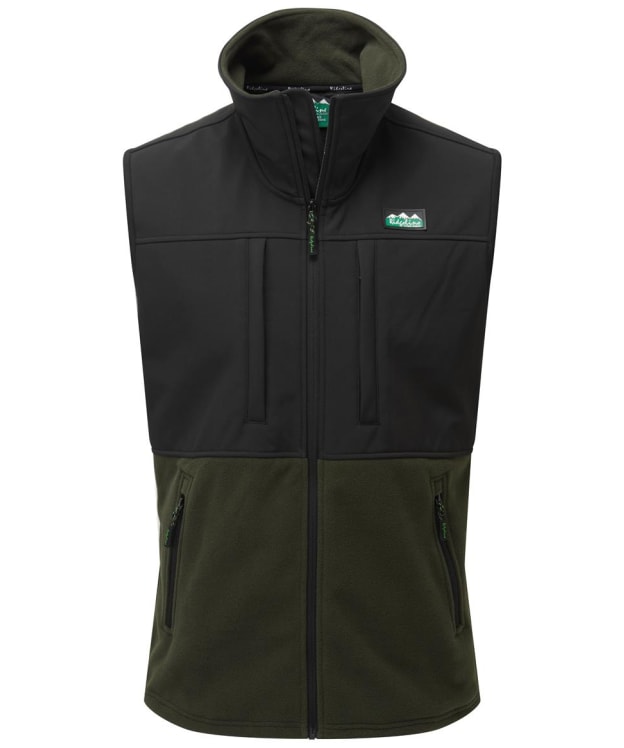 Men's Ridgeline Hybrid Fleece Vest - Olive / Black