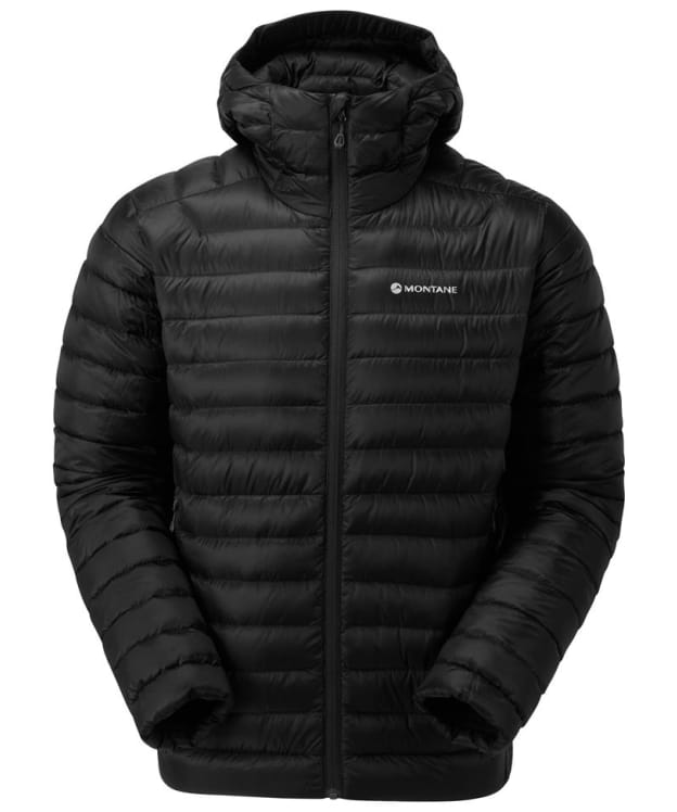 Men's Montane Anti-Freeze Packable Hooded Down Jacket - Black