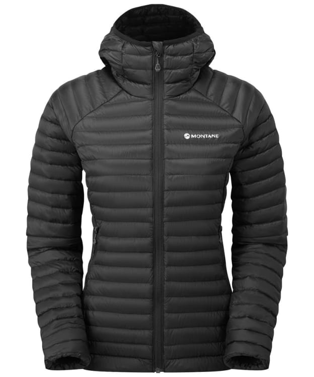 Women's Montane Anti-Freeze Lite Packable Hooded Down Jacket - Black
