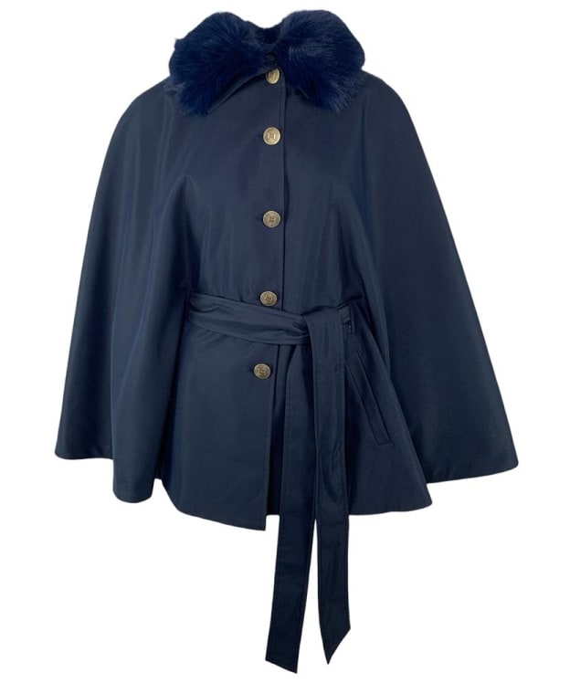 Women's Hunt & Hall Bilsdale Water Resistant Cape - Navy