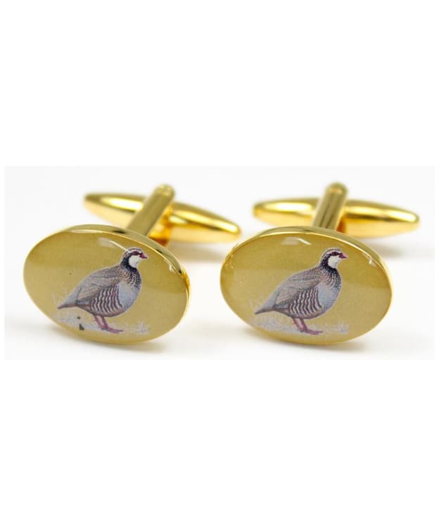 Men's Soprano Partridge Country Cufflinks - Gold